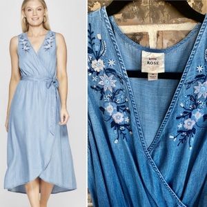Knox Rose Midi Length Jean Dress